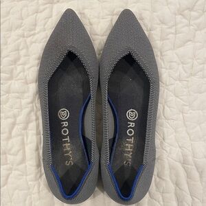 Rothy's Women's Black and Gray Flats
